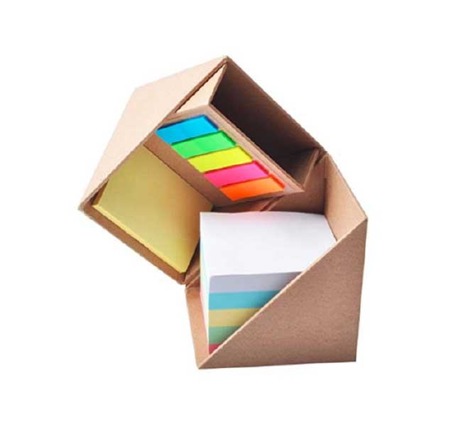 Memo Cube with Memo Pad